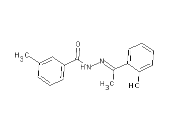 N'-[1-(2-hydroxyphenyl)ethylidene]-3-methylbenzohydrazide - Click Image to Close