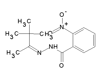 2-nitro-N'-(1,2,2-trimethylpropylidene)benzohydrazide