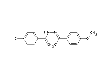 4-chloro-N'-[1-(4-methoxyphenyl)ethylidene]benzohydrazide - Click Image to Close
