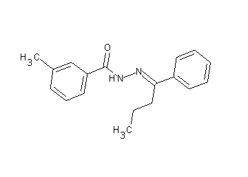 3-methyl-N'-(1-phenylbutylidene)benzohydrazide