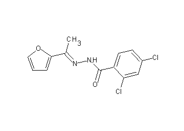 2,4-dichloro-N'-[1-(2-furyl)ethylidene]benzohydrazide