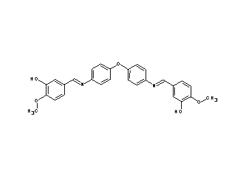 3,3'-[oxybis(4,1-phenylenenitrilomethylylidene)]bis(6-methoxyphenol)