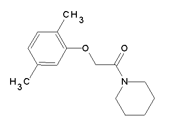 1-[(2,5-dimethylphenoxy)acetyl]piperidine