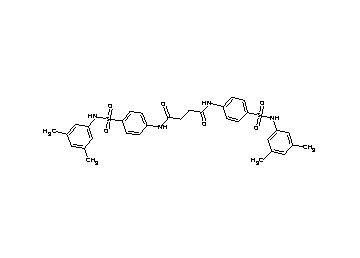 N,N'-bis(4-{[(3,5-dimethylphenyl)amino]sulfonyl}phenyl)succinamide