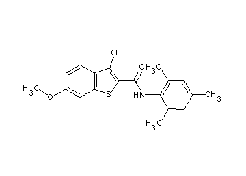 3-chloro-N-mesityl-6-methoxy-1-benzothiophene-2-carboxamide
