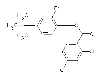 2-bromo-4-tert-butylphenyl 2,4-dichlorobenzoate
