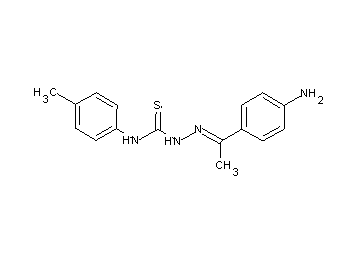 1-(4-aminophenyl)ethanone N-(4-methylphenyl)thiosemicarbazone