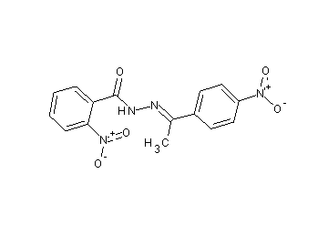 2-nitro-N'-[1-(4-nitrophenyl)ethylidene]benzohydrazide