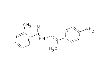 N'-[1-(4-aminophenyl)ethylidene]-2-methylbenzohydrazide
