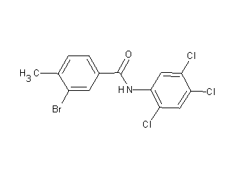 3-bromo-4-methyl-N-(2,4,5-trichlorophenyl)benzamide