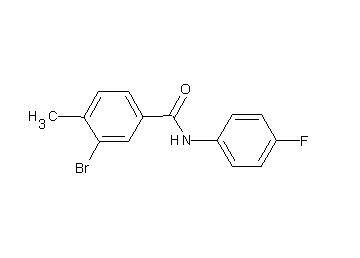 3-bromo-N-(4-fluorophenyl)-4-methylbenzamide