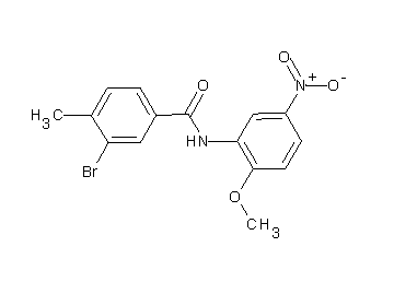 3-bromo-N-(2-methoxy-5-nitrophenyl)-4-methylbenzamide