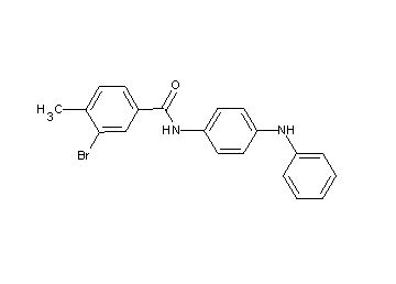 N-(4-anilinophenyl)-3-bromo-4-methylbenzamide
