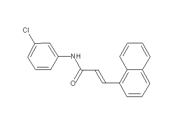 N-(3-chlorophenyl)-3-(1-naphthyl)acrylamide