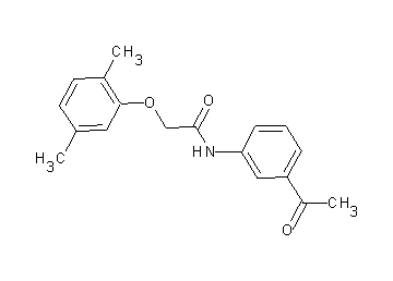 N-(3-acetylphenyl)-2-(2,5-dimethylphenoxy)acetamide