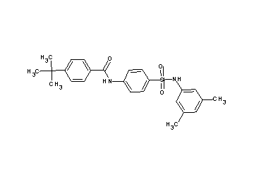 4-tert-butyl-N-(4-{[(3,5-dimethylphenyl)amino]sulfonyl}phenyl)benzamide
