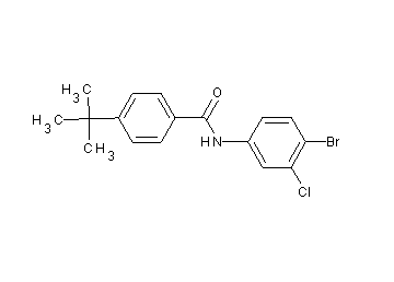 N-(4-bromo-3-chlorophenyl)-4-tert-butylbenzamide