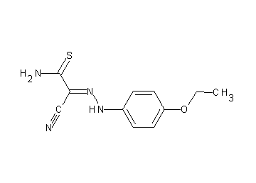 2-cyano-2-[(4-ethoxyphenyl)hydrazono]ethanethioamide