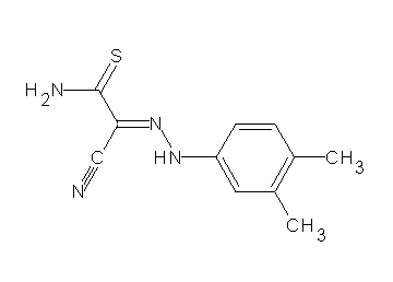 2-cyano-2-[(3,4-dimethylphenyl)hydrazono]ethanethioamide