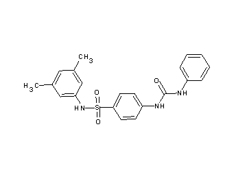 4-[(anilinocarbonyl)amino]-N-(3,5-dimethylphenyl)benzenesulfonamide