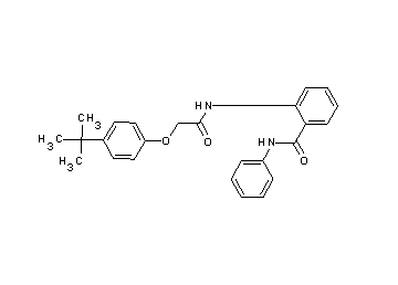 2-{[(4-tert-butylphenoxy)acetyl]amino}-N-phenylbenzamide