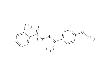 N'-[1-(4-methoxyphenyl)ethylidene]-2-methylbenzohydrazide