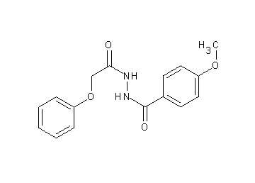 4-methoxy-N'-(phenoxyacetyl)benzohydrazide