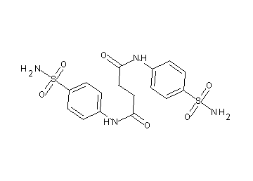 N,N'-bis[4-(aminosulfonyl)phenyl]succinamide