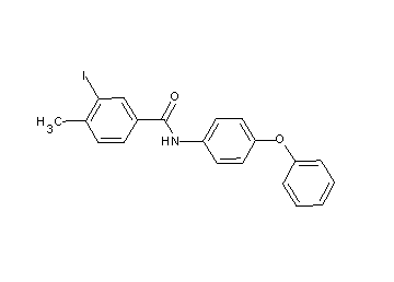 3-iodo-4-methyl-N-(4-phenoxyphenyl)benzamide