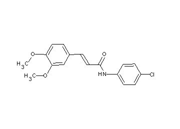 N-(4-chlorophenyl)-3-(3,4-dimethoxyphenyl)acrylamide