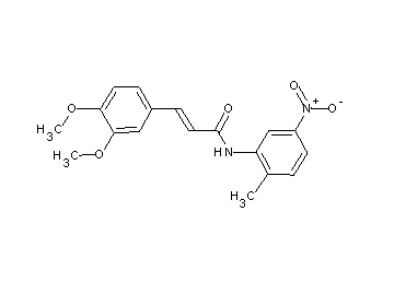 3-(3,4-dimethoxyphenyl)-N-(2-methyl-5-nitrophenyl)acrylamide