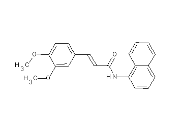 3-(3,4-dimethoxyphenyl)-N-1-naphthylacrylamide