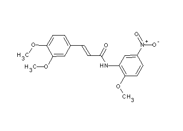 3-(3,4-dimethoxyphenyl)-N-(2-methoxy-5-nitrophenyl)acrylamide