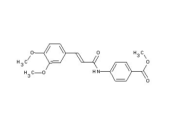 methyl 4-{[3-(3,4-dimethoxyphenyl)acryloyl]amino}benzoate