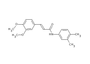 3-(3,4-dimethoxyphenyl)-N-(3,4-dimethylphenyl)acrylamide