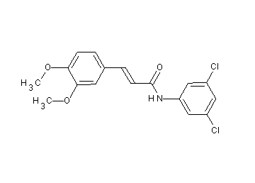 N-(3,5-dichlorophenyl)-3-(3,4-dimethoxyphenyl)acrylamide
