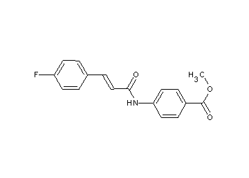 methyl 4-{[3-(4-fluorophenyl)acryloyl]amino}benzoate - Click Image to Close