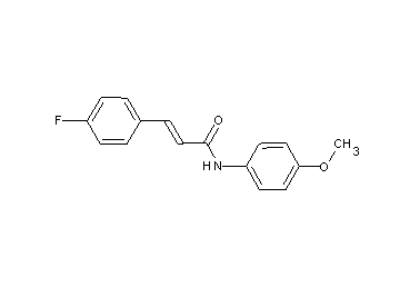 3-(4-fluorophenyl)-N-(4-methoxyphenyl)acrylamide