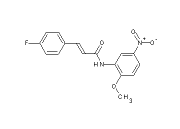 3-(4-fluorophenyl)-N-(2-methoxy-5-nitrophenyl)acrylamide - Click Image to Close