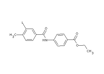 ethyl 4-[(3-iodo-4-methylbenzoyl)amino]benzoate