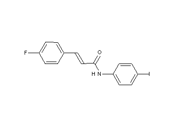 3-(4-fluorophenyl)-N-(4-iodophenyl)acrylamide