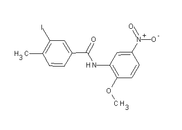3-iodo-N-(2-methoxy-5-nitrophenyl)-4-methylbenzamide