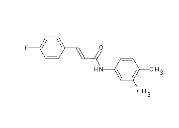 N-(3,4-dimethylphenyl)-3-(4-fluorophenyl)acrylamide - Click Image to Close