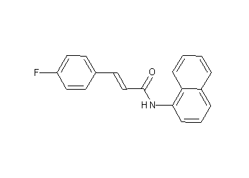 3-(4-fluorophenyl)-N-1-naphthylacrylamide