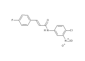 N-(4-chloro-3-nitrophenyl)-3-(4-fluorophenyl)acrylamide - Click Image to Close