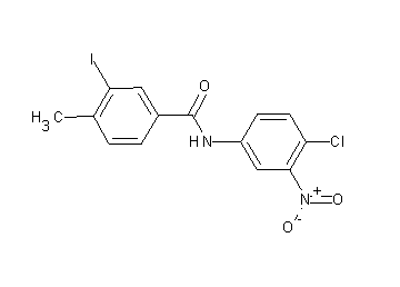 N-(4-chloro-3-nitrophenyl)-3-iodo-4-methylbenzamide