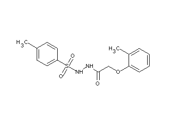 2-(2-methylphenoxy)-N'-[(4-methylphenyl)sulfonyl]acetohydrazide