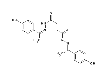 N'1,N'4-bis[1-(4-hydroxyphenyl)ethylidene]succinohydrazide