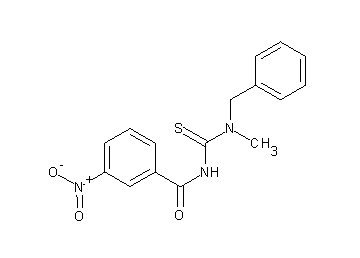 N-{[benzyl(methyl)amino]carbonothioyl}-3-nitrobenzamide
