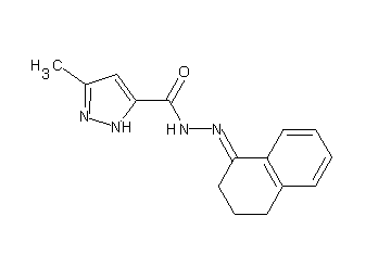 N'-(3,4-dihydro-1(2H)-naphthalenylidene)-3-methyl-1H-pyrazole-5-carbohydrazide - Click Image to Close